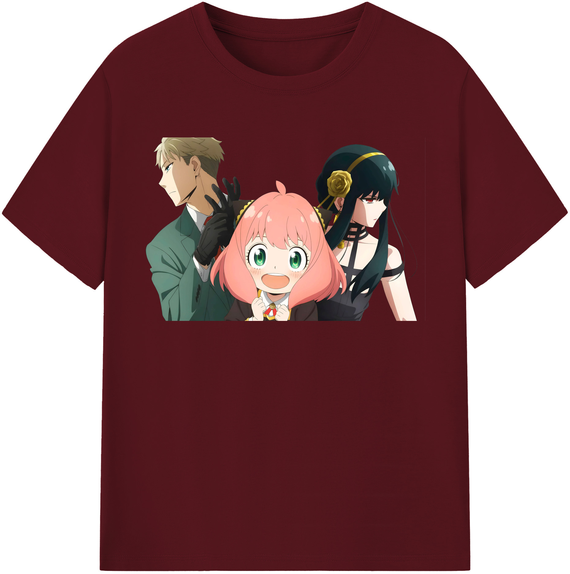 （画像用） SPY×FAMILY间谍家家酒 綿100％半袖Tシャツ（フロントプリント）